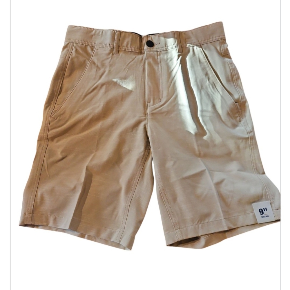 MEN'S KHAKI SHORTS SIZE 30, 9" INSEAM